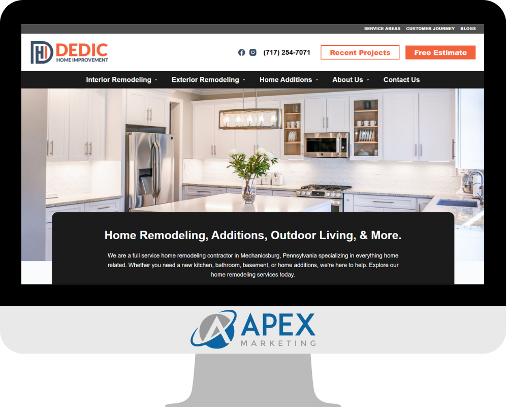 dedic home improvement website